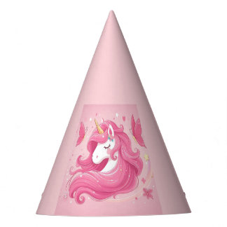 Chapéu De Festa unicórnio rosa
