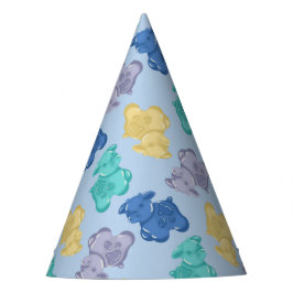 Chapéu De Festa Vaca Gummy Geleira Fruta Vermelha Azul Gelado