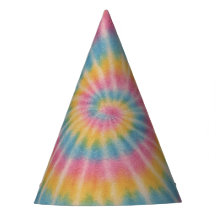 Vamos Groove Tie Dye Party Hat