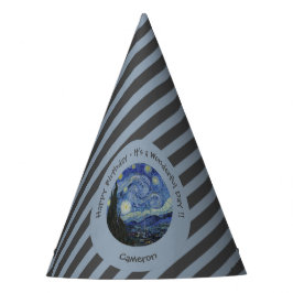 Chapéu De Festa van Gogh's The Starry Night Party Items Collection