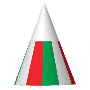 Chapéu De Festa Verde, branco e vermelho - Bandeira italiana