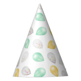 Chapéu De Festa Vibrant 3D Balloons Party Hat