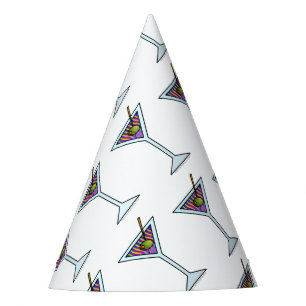 CHAPÉU DE FESTA VIDRO DE MARTINI