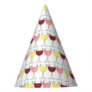 Chapéu De Festa Vidro de Vidro de Rosé Branco Vermelho Vidro Vinho