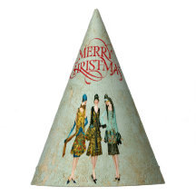 Vintage 1930 Mulheres Saudação de Natal