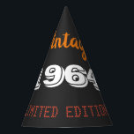 Chapéu De Festa Vintage 1964 edição limitada 60th Birthday Gift<br><div class="desc">Vintage 1964 year limited edition 60th Birthday Gift</div>