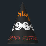Chapéu De Festa Vintage 1964 edição limitada 60th Birthday Gift<br><div class="desc">Vintage 1964 year limited edition 60th Birthday Gift</div>