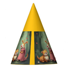 Chapéu De Festa „Waldfreunde voller Herz – Ein magisches Treffen“