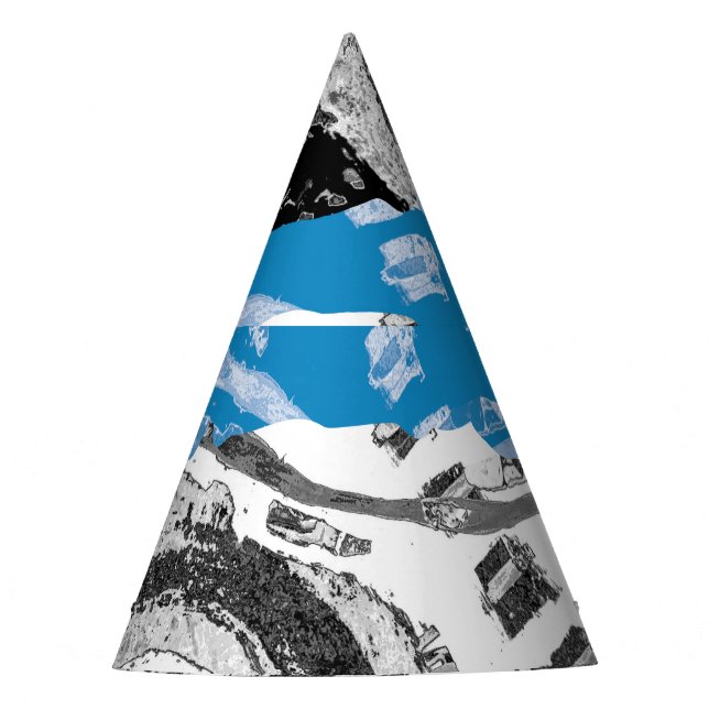 Chapéu De Festa Wave Mechanism – Custom Party Hat (6" Height) (Frente)