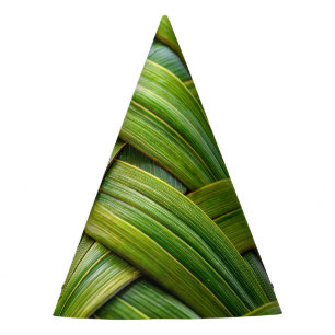 Chapéu De Festa Weave verde fresca de bambu