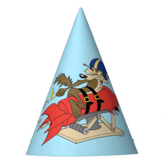 Chapéu De Festa WILE E. COYOTE™ Lançando Foguete Vermelho