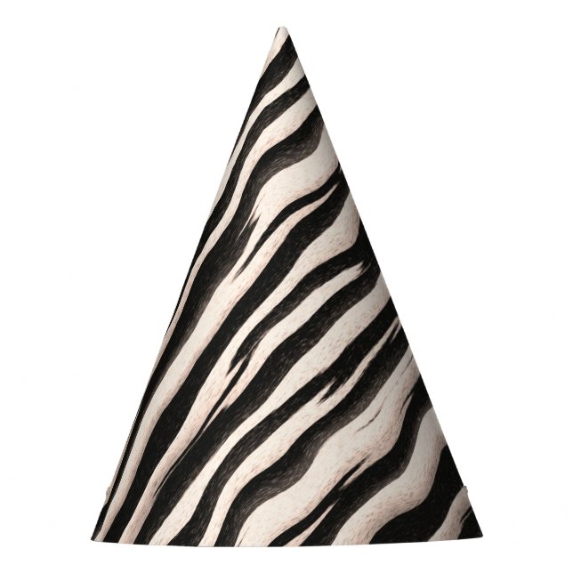 Chapéu De Festa Zebra tira textura perfeita + suas ideias (Frente)