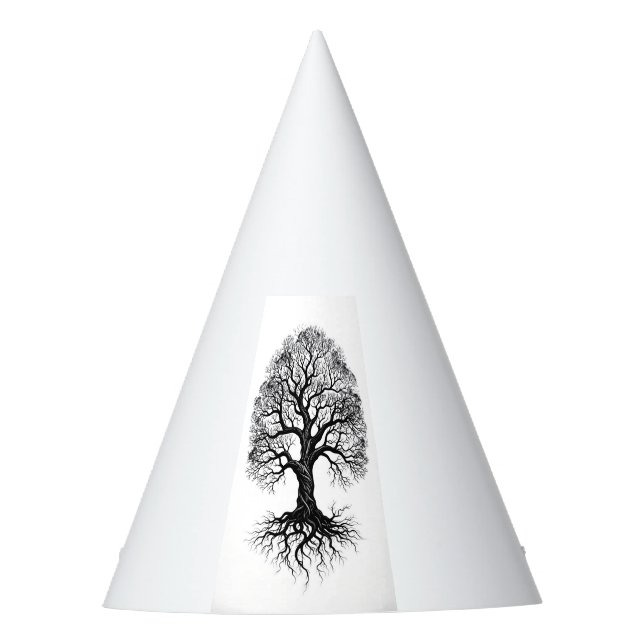 Chapéu de festa Zen da Árvore da Vida (Frente)