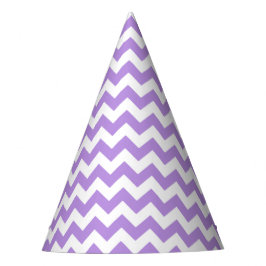 Chapéu De Festa Zigzag Roxo, Chevron Roxo, Padrão Geométrico