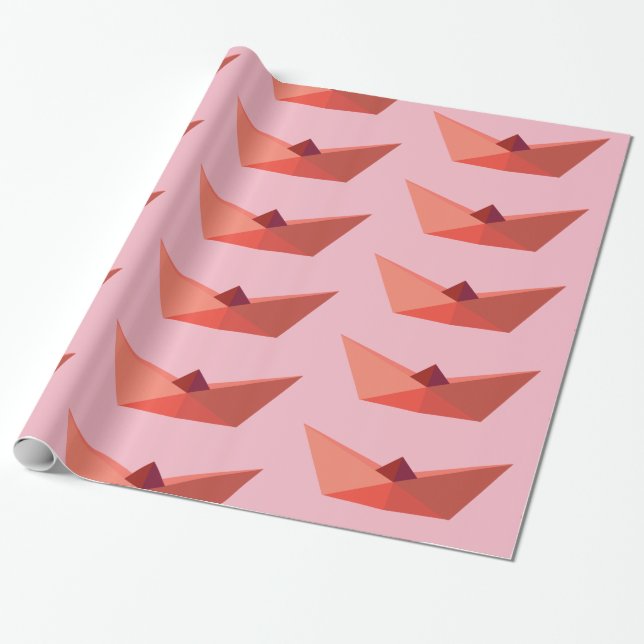 Chapéu de Origami  Papel de embrulho (Desenrolado)