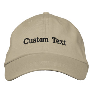 Chapéu de Texto Personalizado Boné Nome Personaliz