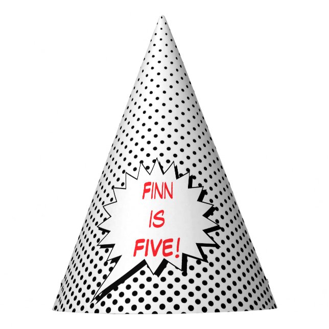 Chapéu do partido do super-herói - ponto branco (Frente)