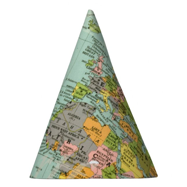 Chapéu do partido - mapa multicolorido (Direita)