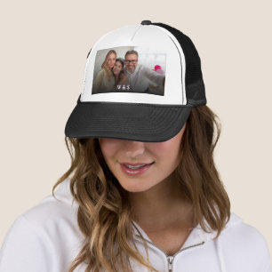 Chapéu personalizado, foto e texto. Boné de caminh