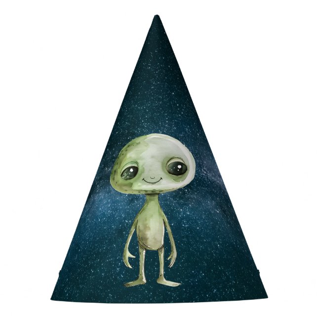 Chapéus de Aniversário de Alien (Frente)