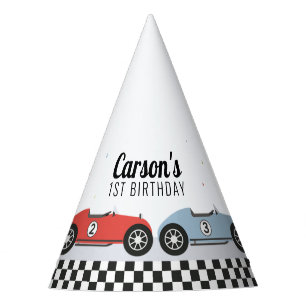 Chapéus de Aniversário de Carro de Corrida