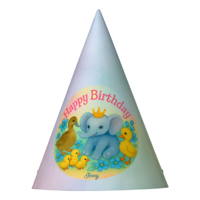 Chapéus de Aniversário de Crianças Combinando (Frente)