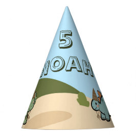 Chapéus de Aniversário de Dinossauro Fofos