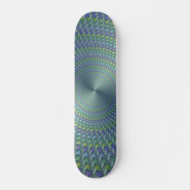 Chapéus de cabeça - Quadro de skate fractal (Frente)