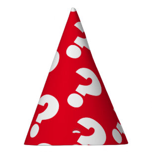 Chapéus de cone de papel para festa surpresa