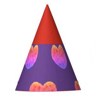 Chapéus de Festa Corações de Papel