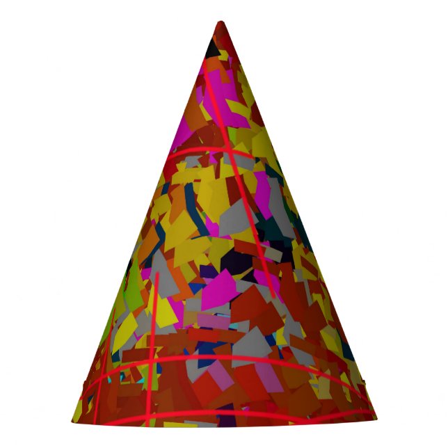 Chapéus de festa da Explosão de Cores (Frente)