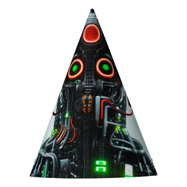 Chapéus de festa Robot 5 (Frente)