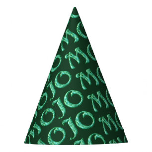 Chapéus de festa verde Mojo