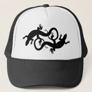 Chapéus do camionista do lagarto dos bonés de