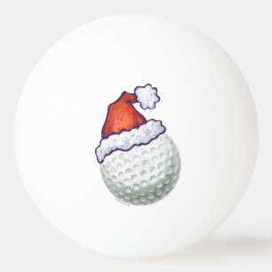 Chapéus do Natal da bola de golfe