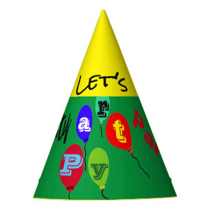 Chapéus festivos do partido dos balões
