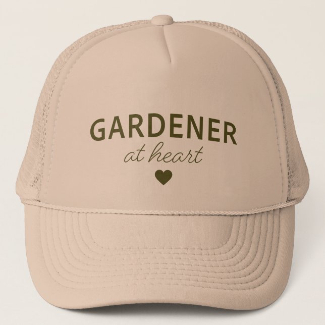 CHAPINEIRO DE CORAÇÃO - Boné Trucker Verde Escuro (Frente)