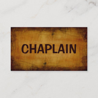 Chaplain Antique Cartão de visita