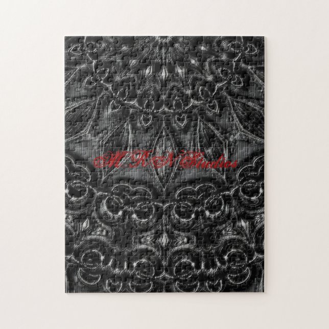 Charcarvão Mandala Jigsera Quebra-cabeça (Vertical)