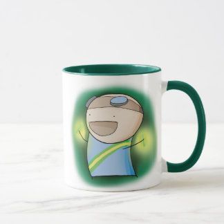 Charles a caneca do Raver - verde