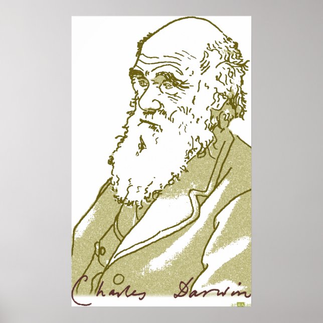 Charles Darwin, Poster (Frente)