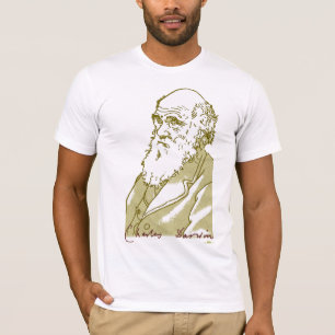Charles Darwin. T-shirt dos homens