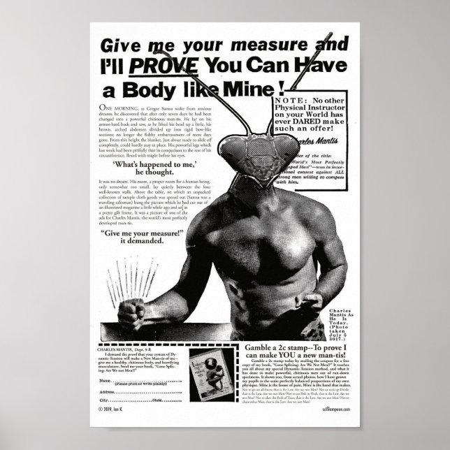 Charles Mantis Poster (Frente)