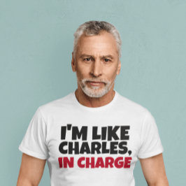 CHARLES NO CARGO, RETRO T-SHIRTS DE HOMENS