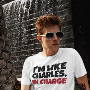 CHARLES NO CARGO, RETRO T-SHIRTS DE HOMENS