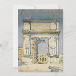 Charles Rennie Mackintosh - O Arco de Titus, Roma