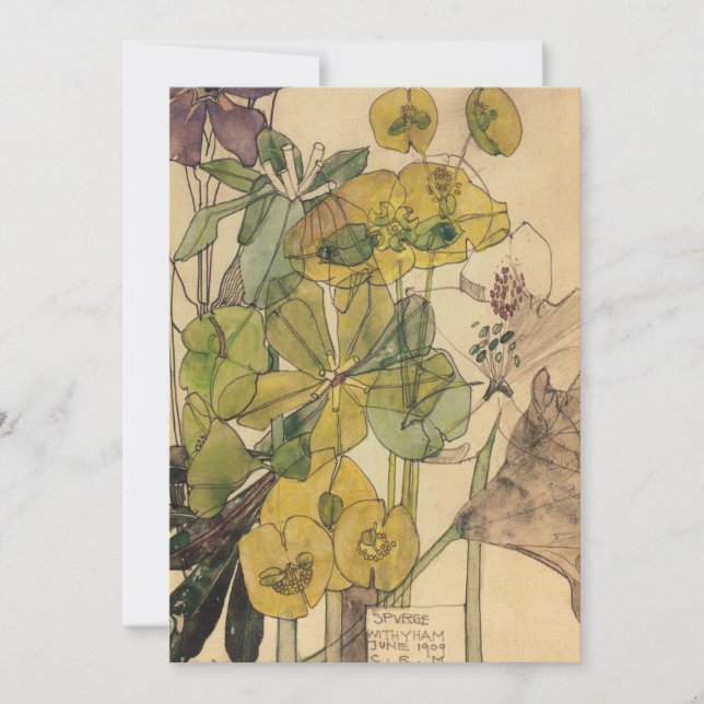 Charles Rennie Mackintosh - Spurge Com Yham 1909 (Frente)