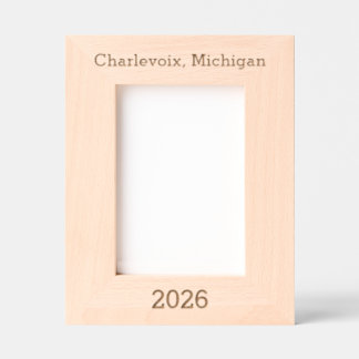 Charlevoix Michigan - Quadro Gravado a Laser