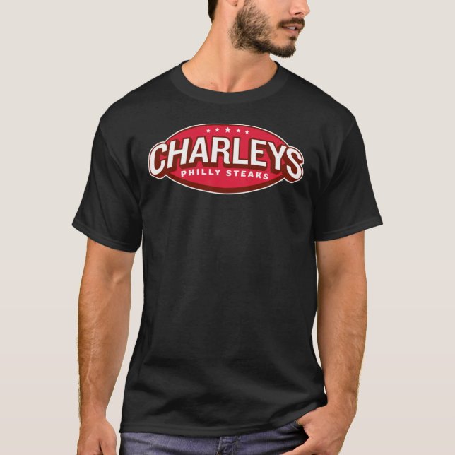 Charleys Philly Steaks Clássica T-Shirt (Frente)