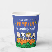 Charlie Brown e Gang Pumpkin primeiro aniversario